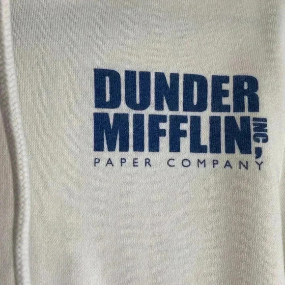 The Office Hoodie Sweatshirt Dunder Mifflin Inc Size Small Cotton Blend - Picture 2 of 7